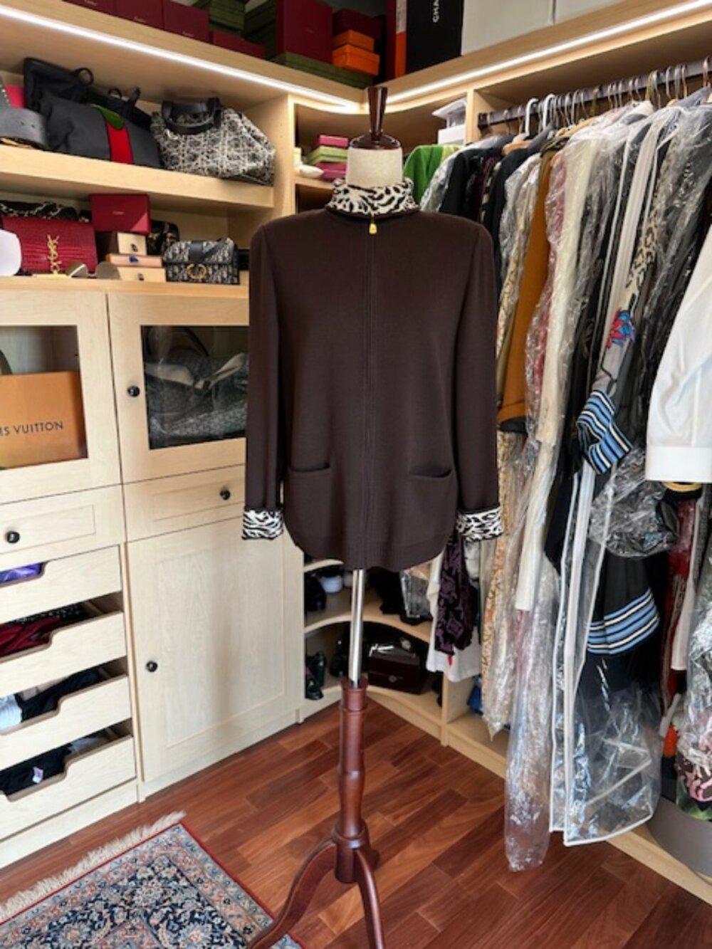 St. John Sport Brown Size Medium Jacket